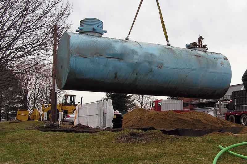 Industrial Oil Tank Removal